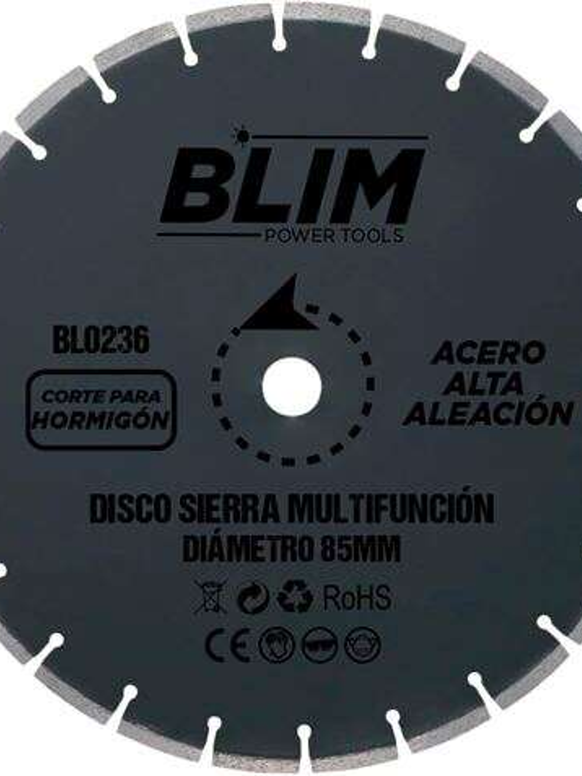 Blim Disco Corte de Hormigon y Marmol para Sierra Multifuncion 85mm 1