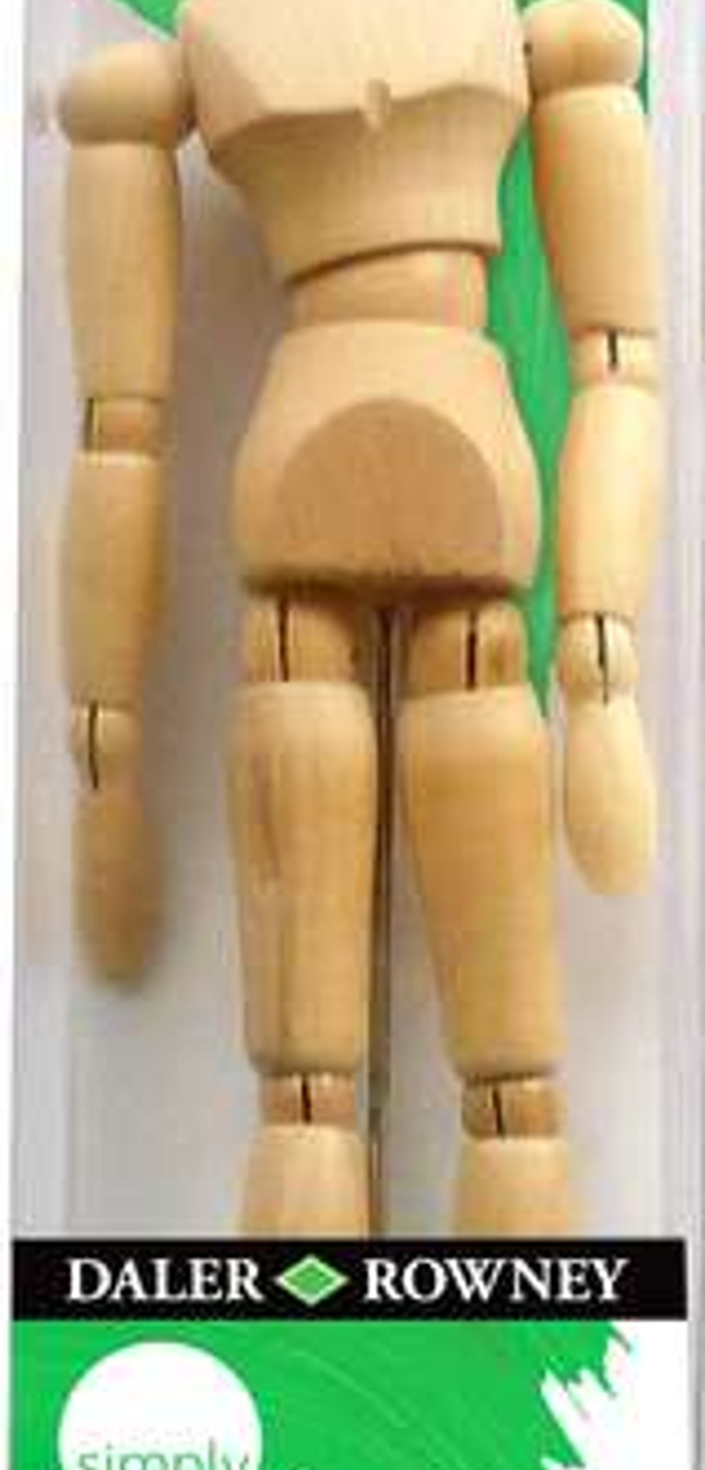 Daler Rowney Simply Maniqui de Madera Articulado 8x8cm 1