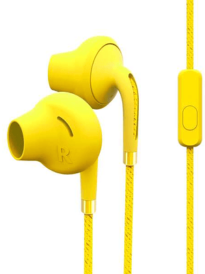 Energy Sistem Auriculares Style 2+ - Graves Profundos - Microfono - Control de Conversacion - Dual Length - Color Amarillo