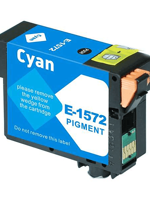Epson T1572 Cyan Cartucho de Tinta Pigmentada Generico - Reemplaza C13T15724010