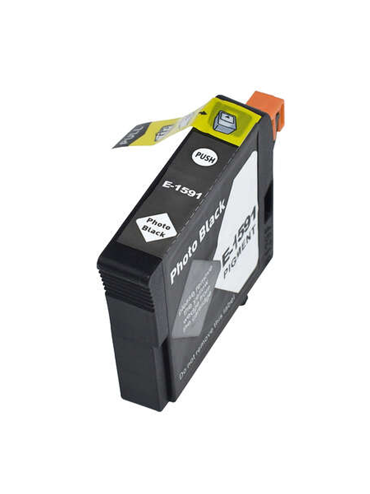 Epson T1591 Negro Photo Cartucho de Tinta Pigmentada Generico - Reemplaza C13T15914010 1