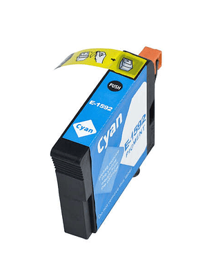 Epson T1592 Cyan Cartucho de Tinta Pigmentada Generico - Reemplaza C13T15924010