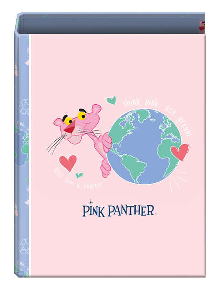 Dohe Carpeta de Carton Forrado - Tamaño Folio 264x340x60mm - Guardas Impresas - Mecanismo de 4 Anillas Mixtas Niqueladas 1