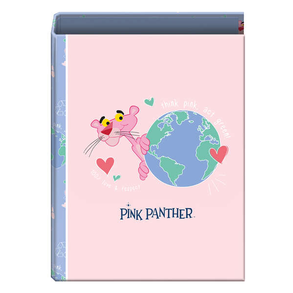 Dohe Carpeta de Carton Forrado - Tamaño Folio 264x340x60mm - Guardas Impresas - Mecanismo de 4 Anillas Mixtas Niqueladas 1