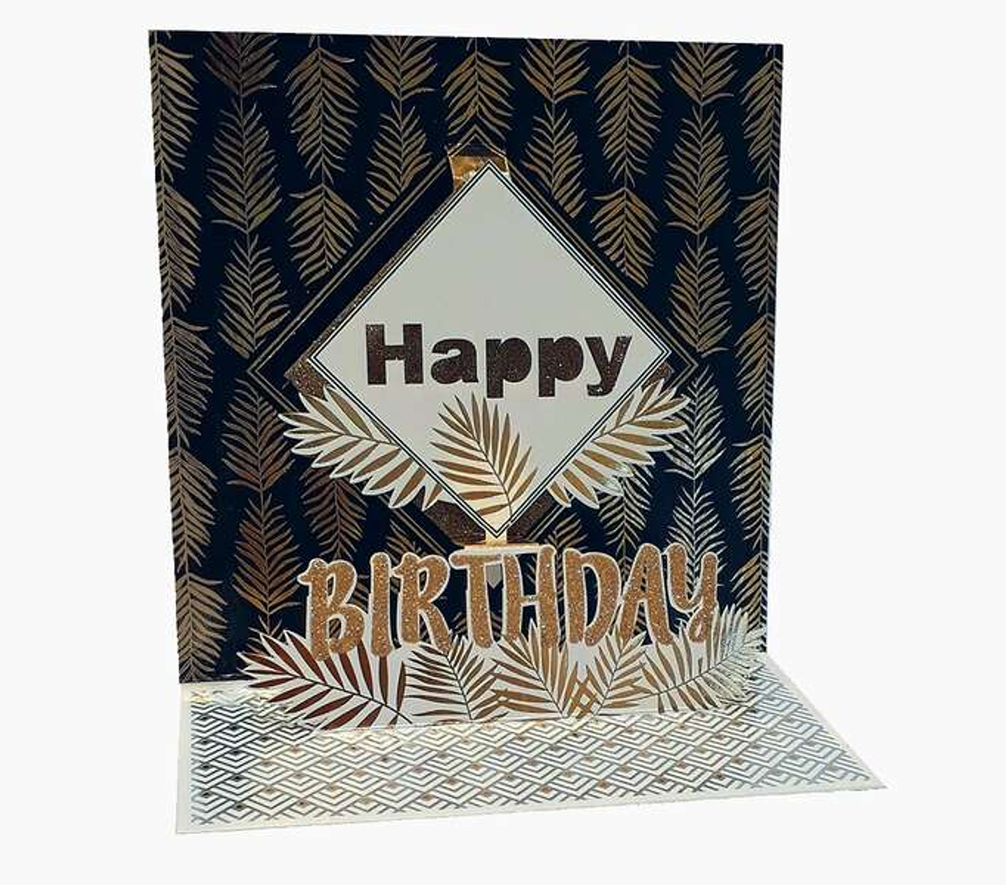Pictura Tarjeta 3D Pop-Up - 16x16cm - Tematica Cumpleaños - Embolsada Individualmente en Celofan - Incluido Sobre Blanco - Papel con Certificacion FSC 1