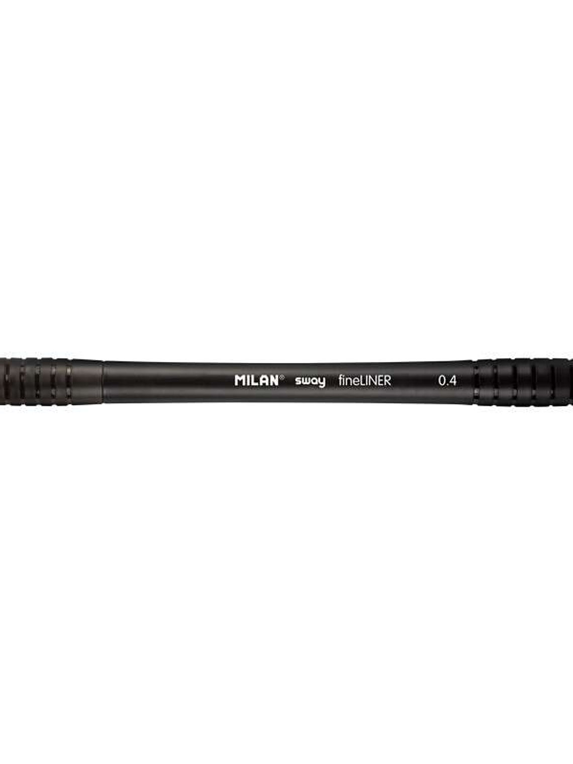 Milan Sway Fineliner Rotulador - Punta Fina 0.4mm - Ergonomico - Tinta al Agua - Color Negro 1