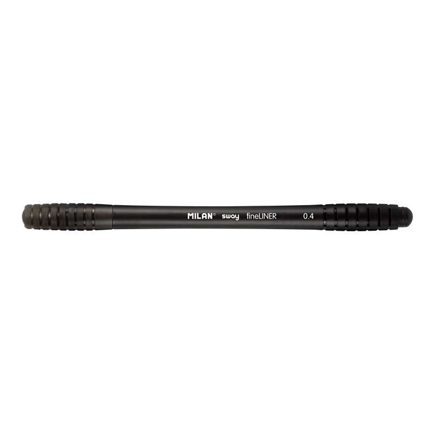 Milan Sway Fineliner Rotulador - Punta Fina 0.4mm - Ergonomico - Tinta al Agua - Color Negro 1