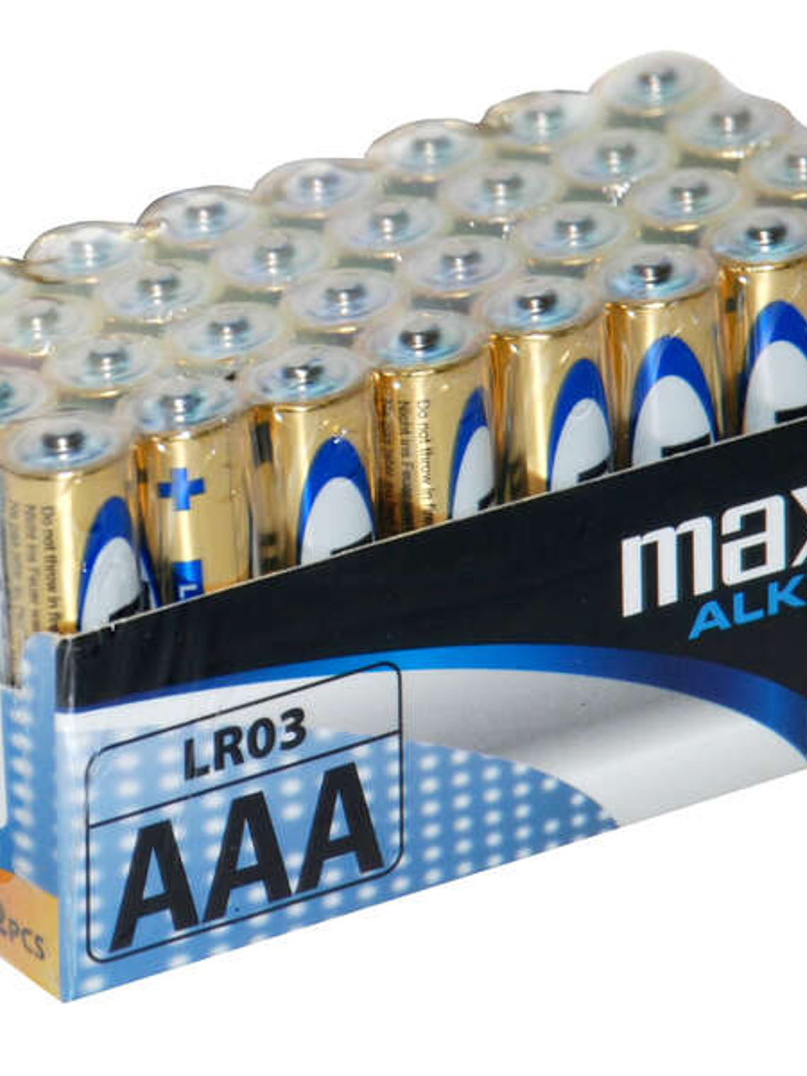 Maxell Pack de 32 Pilas Alcalinas LR03 AAA 1.5V 1