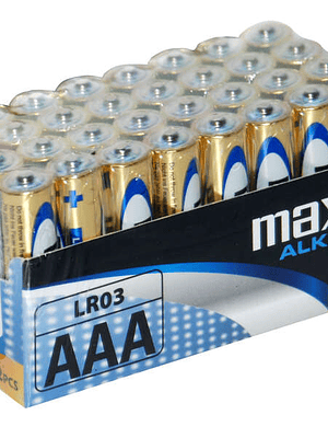 Maxell Pack de 32 Pilas Alcalinas LR03 AAA 1.5V