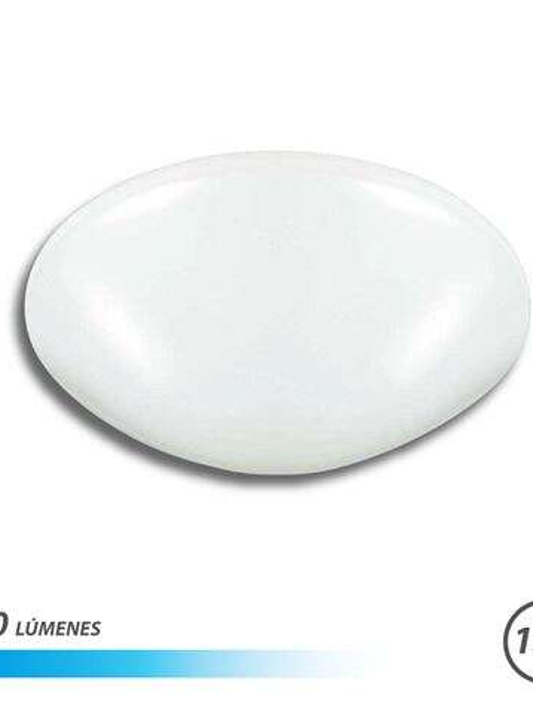 Elbat Aplique Ovalado de Techo LED 12W 840lm - 6500K Luz Fria - Diametro 23cm 1