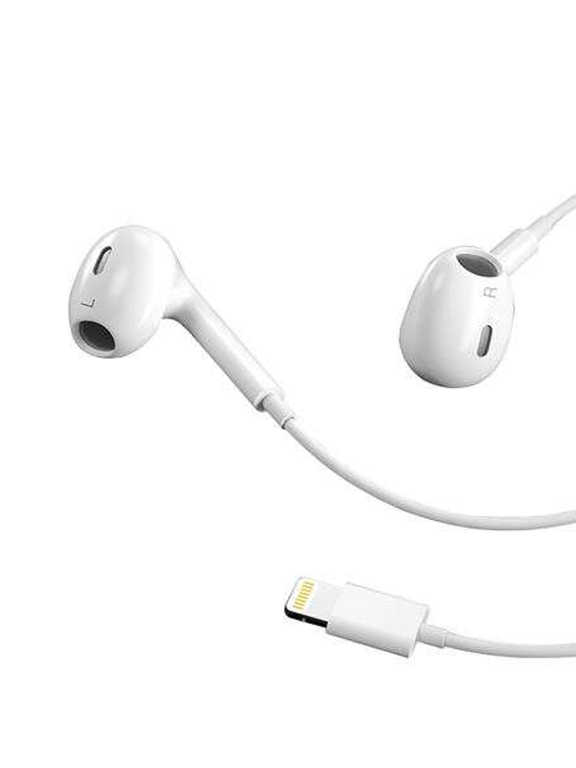 XO EP45 Auriculares Lightning - Sonido de Calidad - 1.2m - Color Blanco 1