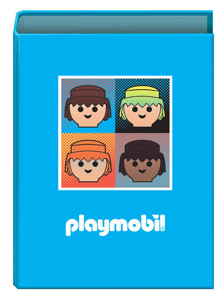 Dohe Playmobil Core Carpeta Tamaño Folio - 4 Anillas Mixtas 40mm - Fabricada en Carton Forrado 1