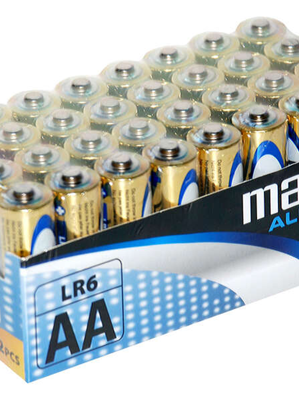 Maxell Pack de 32 Pilas Alcalinas LR06 AA 1.5V 1