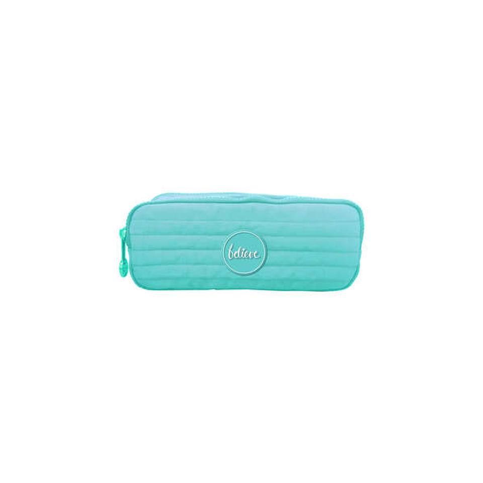 Dohe Serie Pastel Portatodo Doble - Cierre de Cremallera - Color Verde Pastel 1