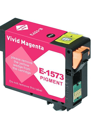 Epson T1573 Magenta Cartucho de Tinta Pigmentada Generico - Reemplaza C13T15734010