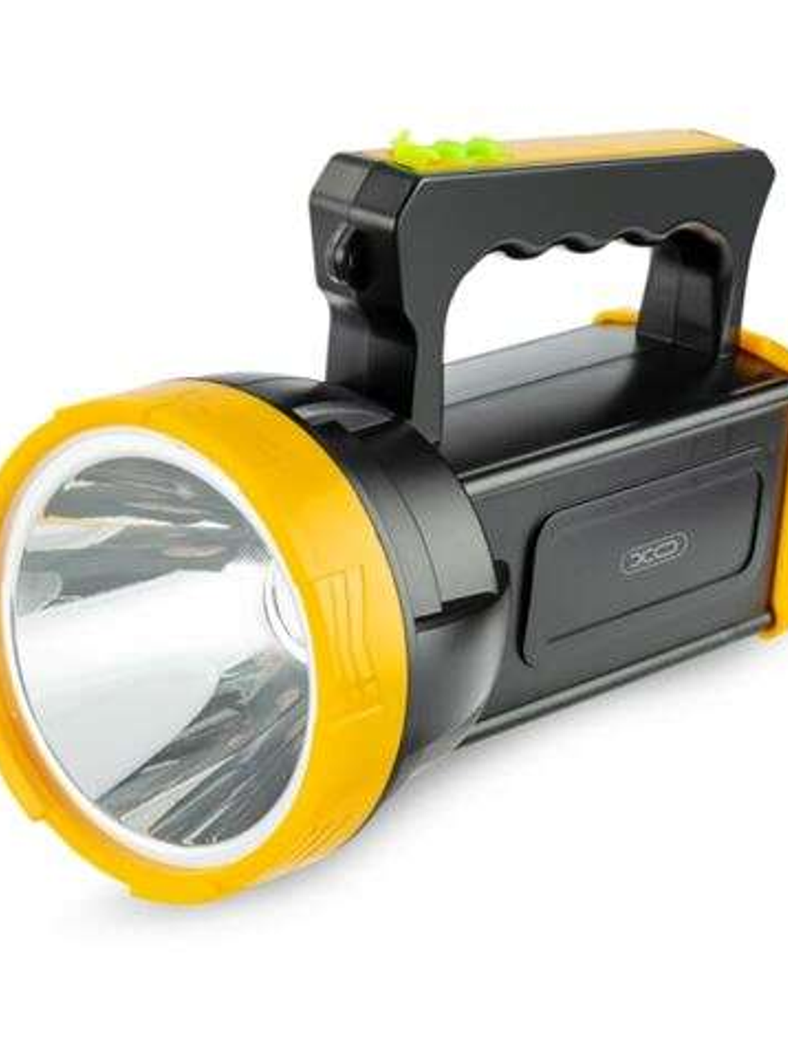 XO Foco Potente Recargable - Tamaño Optica 78mm - Hasta 48 Horas de Luz Estroboscopica - Puerto de Carga Tipo C - Color Negro 1