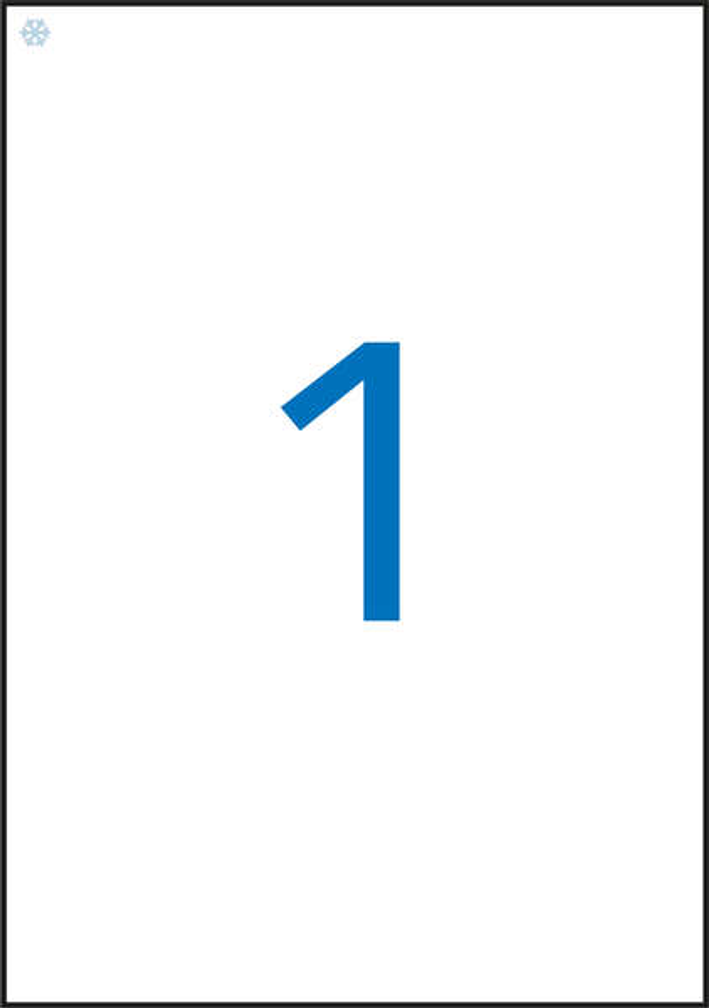 Apli Etiquetas Blancas Especial Congelador 210 x 297mm 10 Hojas 1