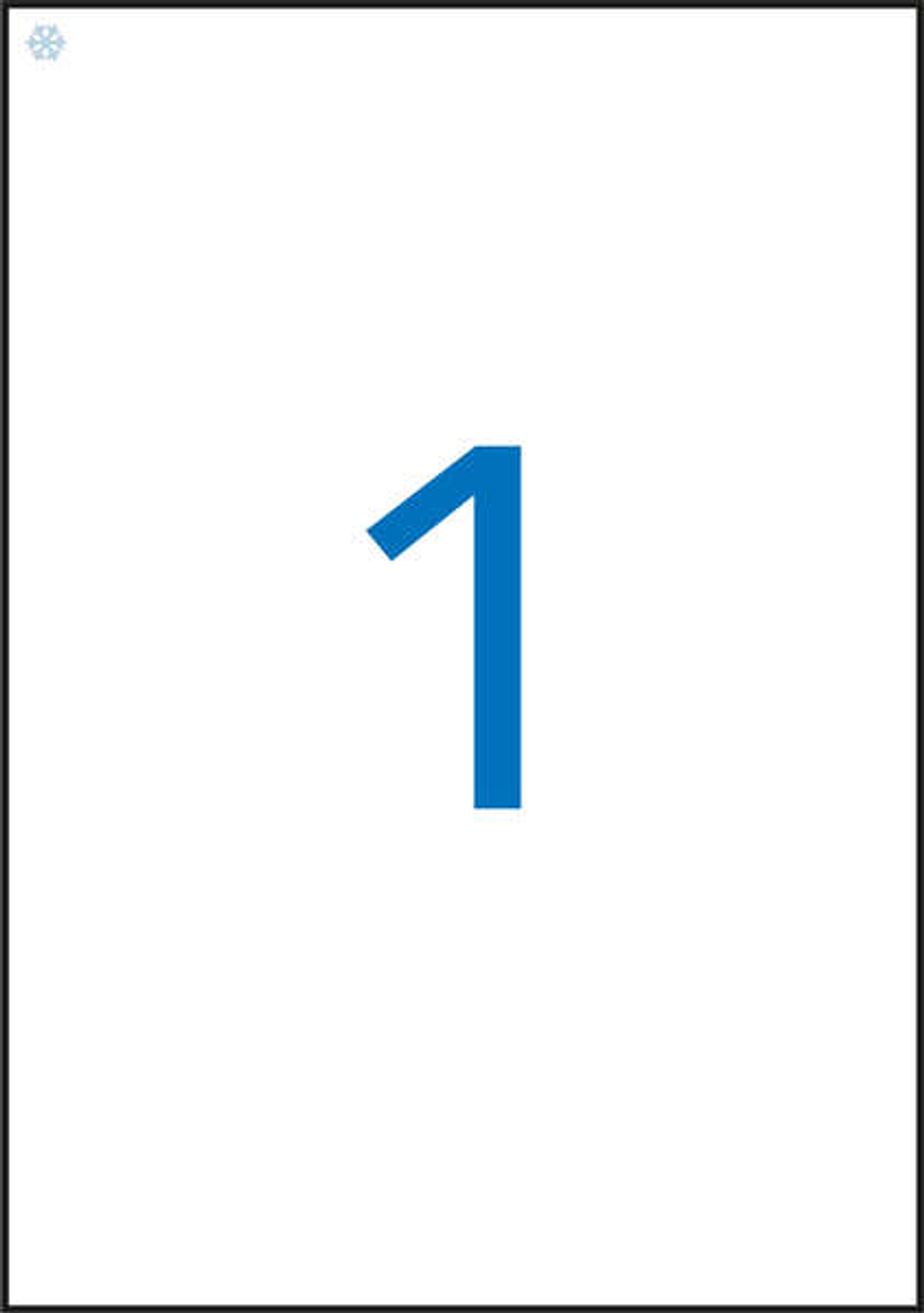 Apli Etiquetas Blancas Especial Congelador 210 x 297mm 10 Hojas 1