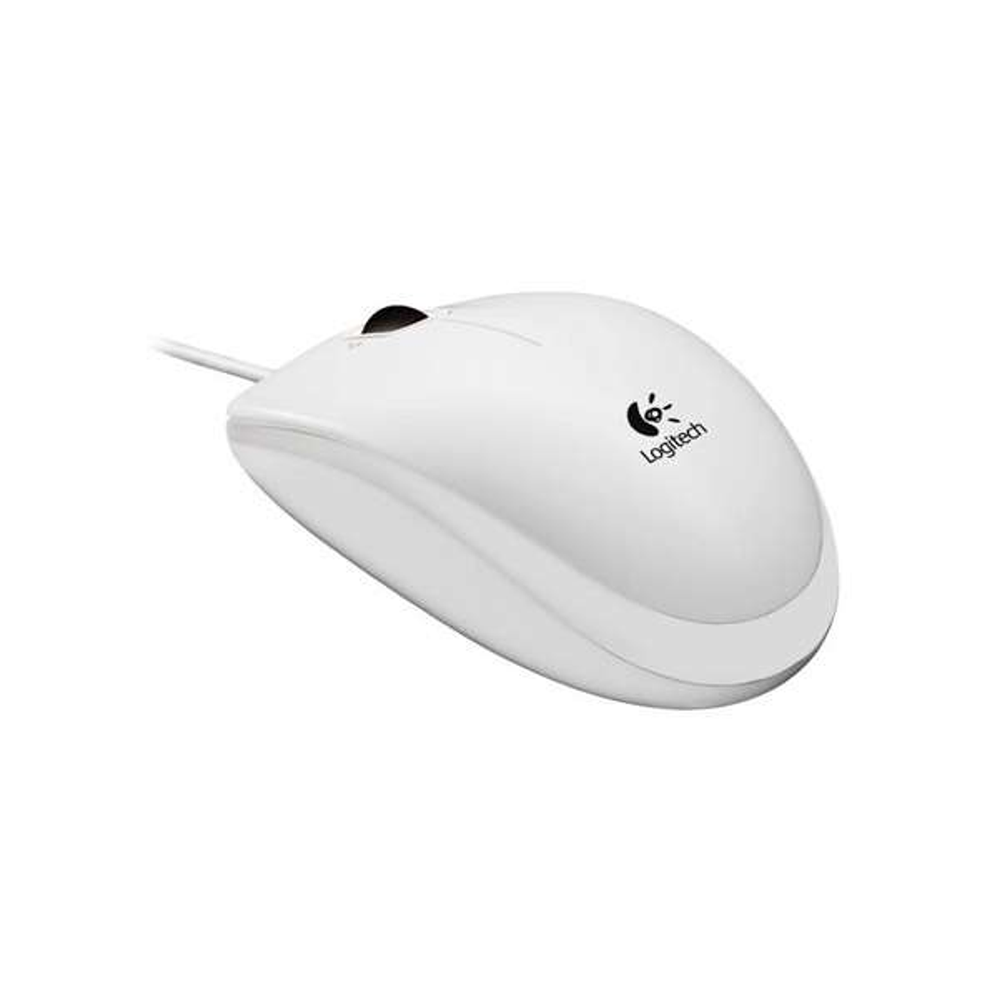Logitech B100 Raton USB 800dpi - 3 Botones - Uso Ambidiestro - Cable de 1.80m - Color Blanco 1