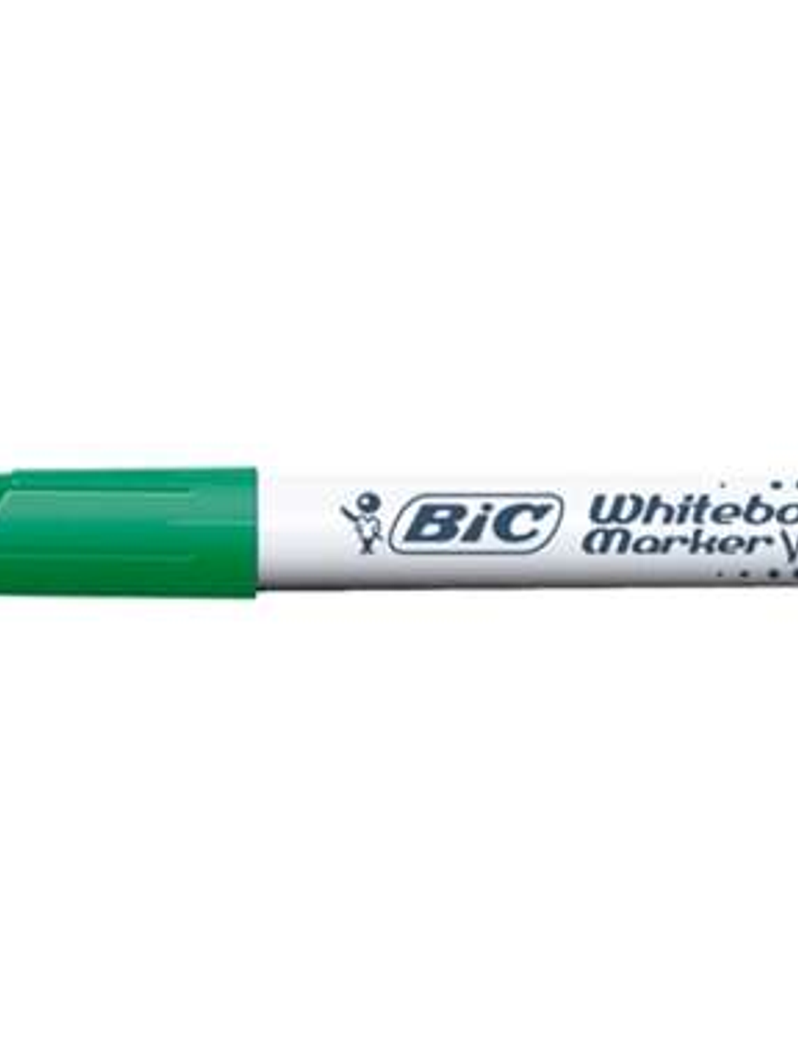 Bic Velleda 1741 Marcador para Pizarra - Punta de 4.5 mm - Trazo 1.4mm - Tinta con Base de Acetona - Borrado Optimo - Larga Duracion - Color Verde 1