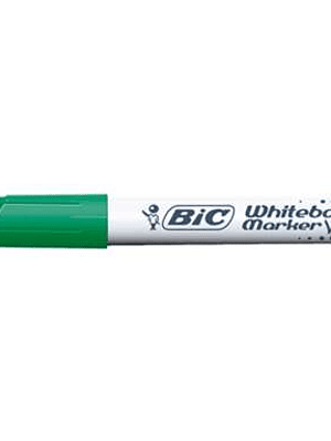 Bic Velleda 1741 Marcador para Pizarra - Punta de 4.5 mm - Trazo 1.4mm - Tinta con Base de Acetona - Borrado Optimo - Larga Duracion - Color Verde