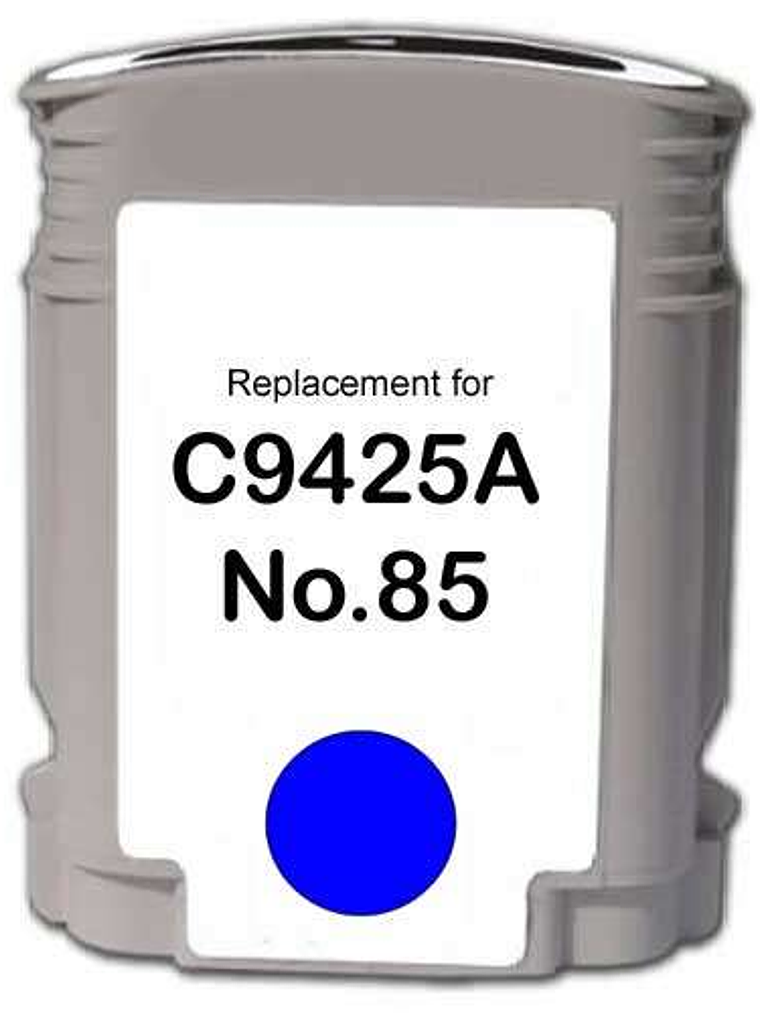 HP 85 Cyan Cartucho de Tinta Generico - Reemplaza C9425A 1