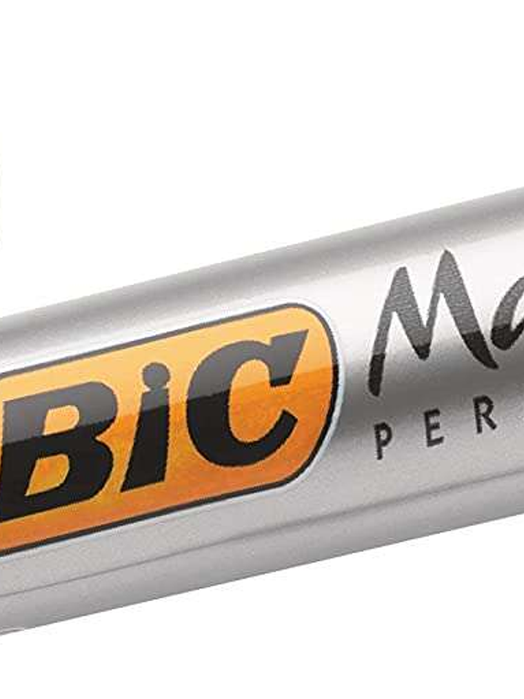 Bic Marking 2300 Ecolutions Rotulador Permanente - Punta Biselada - Trazo 3,7 - 5,5mm - Tinta con Base de Alcohol - Secado Rapido - Color Negro 1