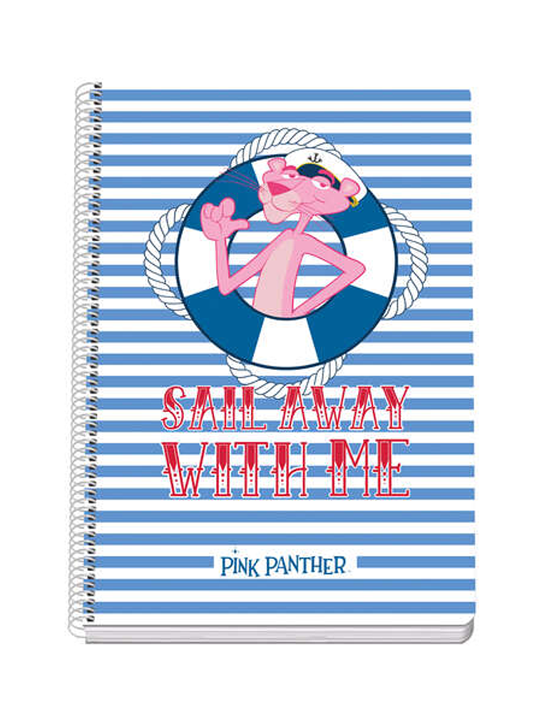 Dohe Cuaderno Tamaño Folio - Cubierta en Cartulina Contracolada - Impresion a Todo Color - Guardas Impresas - Encuadernado en Espiral Metalico Blanco 1