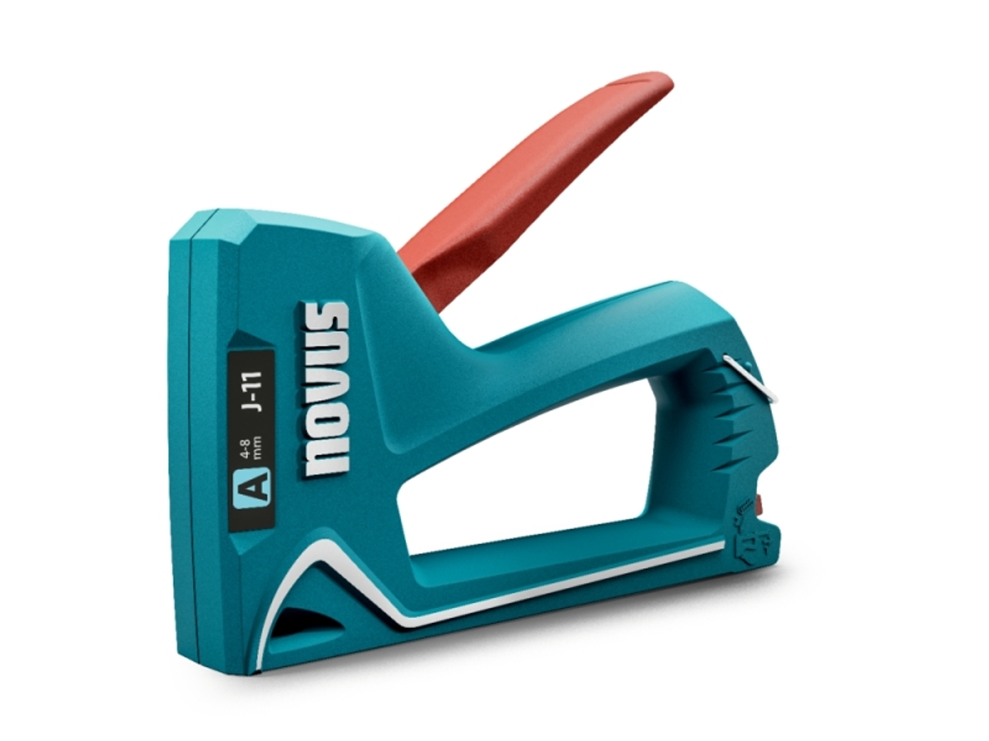 Novus J11 Clavadora/Grapadora - Para Grapas de 4 a 8mm - Carga Inferior con Desbloqueo de Seguridad - Indicador de Cantidad de Grapas Restante 1