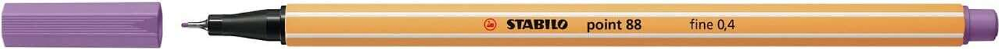 Stabilo Point 88 Rotulador de Punta Fina de Fibra - Trazo de 0.4 mm - Tinta con Base de Agua - Color Lila Grisaceo 1