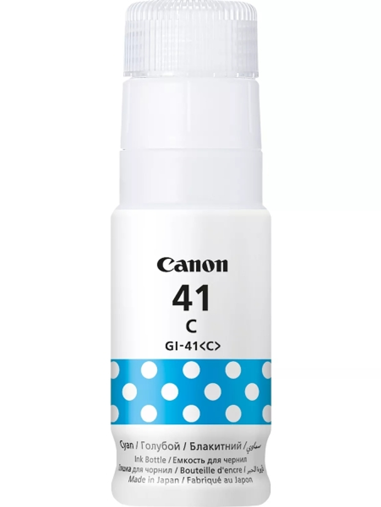 Canon GI41 Cyan Botella de Tinta Original - GI41C/4543C001 1