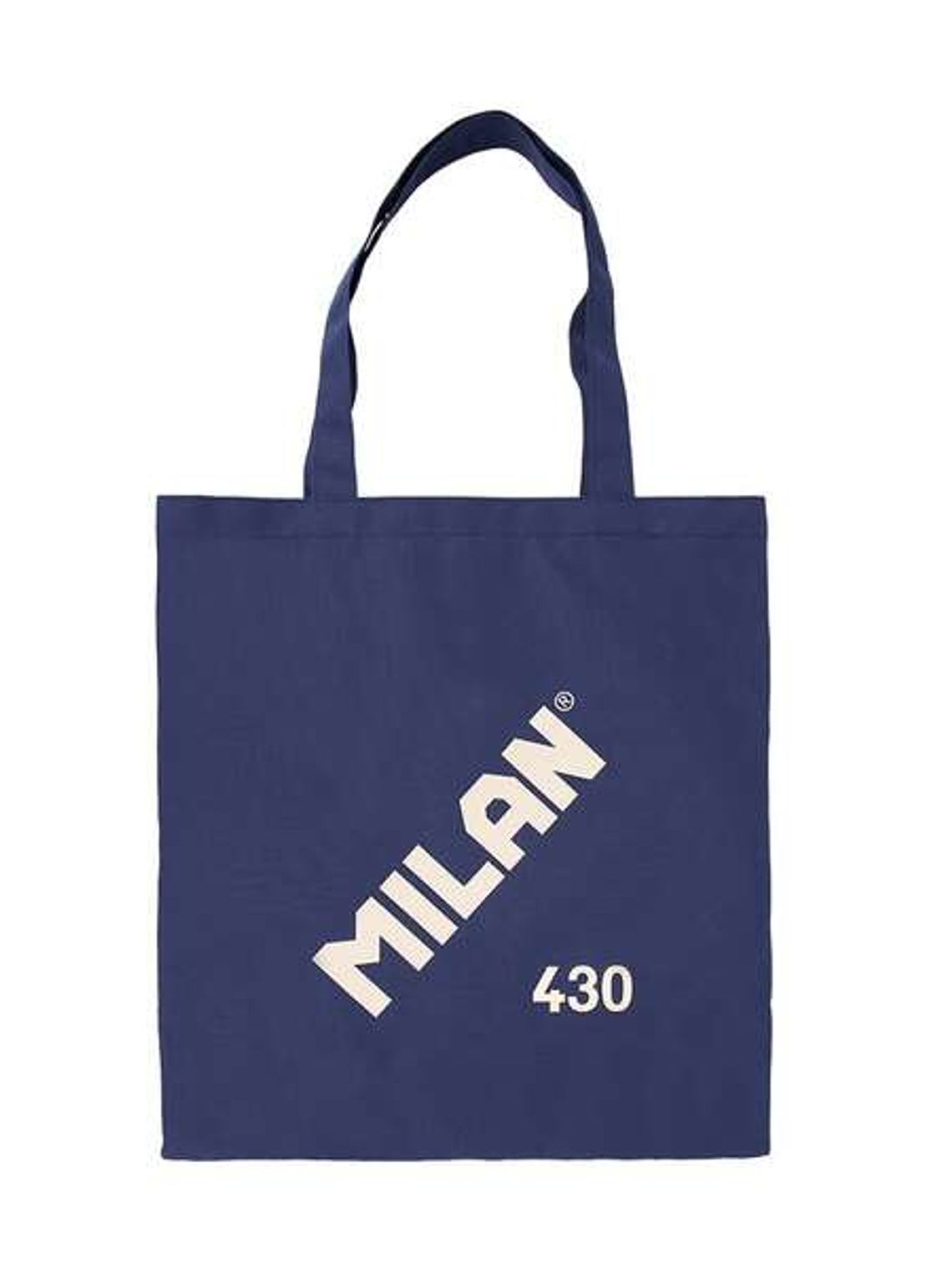 Milan Serie 1918 Tote Bag Bolsa de Tela - Tamaño  50x38x41cm - Asa Larga 27cm - Tejido 'ripstop' - Color Azul Oscuro 1