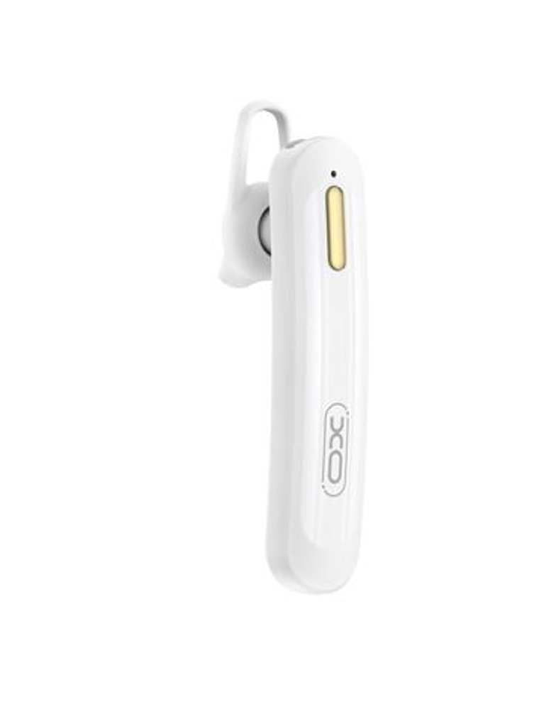 XO BE48 Auricular Bluetooth - Pulsador Multifuncion - Adaptador Oreja - Color Blanco 1
