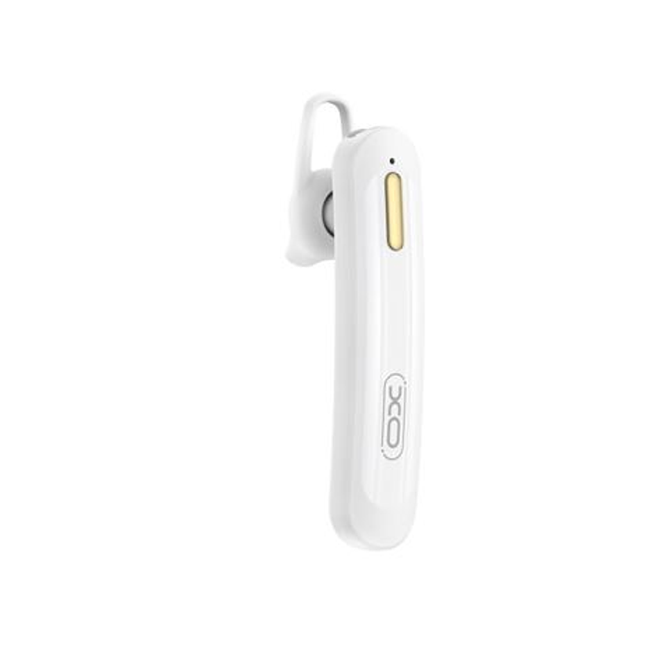 XO BE48 Auricular Bluetooth - Pulsador Multifuncion - Adaptador Oreja - Color Blanco 1