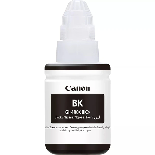Canon GI490 Negro Botella de Tinta Original - GI490BK/0663C001