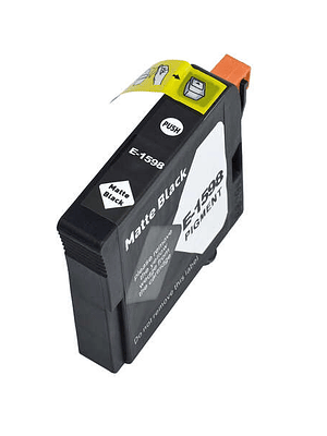 Epson T1598 Negro Mate Cartucho de Tinta Pigmentada Generico - Reemplaza C13T15984010