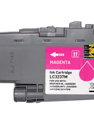 Brother LC3237 Magenta Cartucho de Tinta Pigmentada Generico - Reemplaza LC3237M