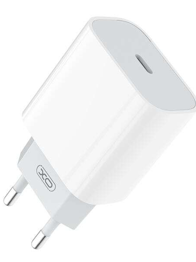 XO Cargador para Smartphone - Carga Rapida - 20W - Tipo C - Proteccion Sobretensiones - Color Blanco 1
