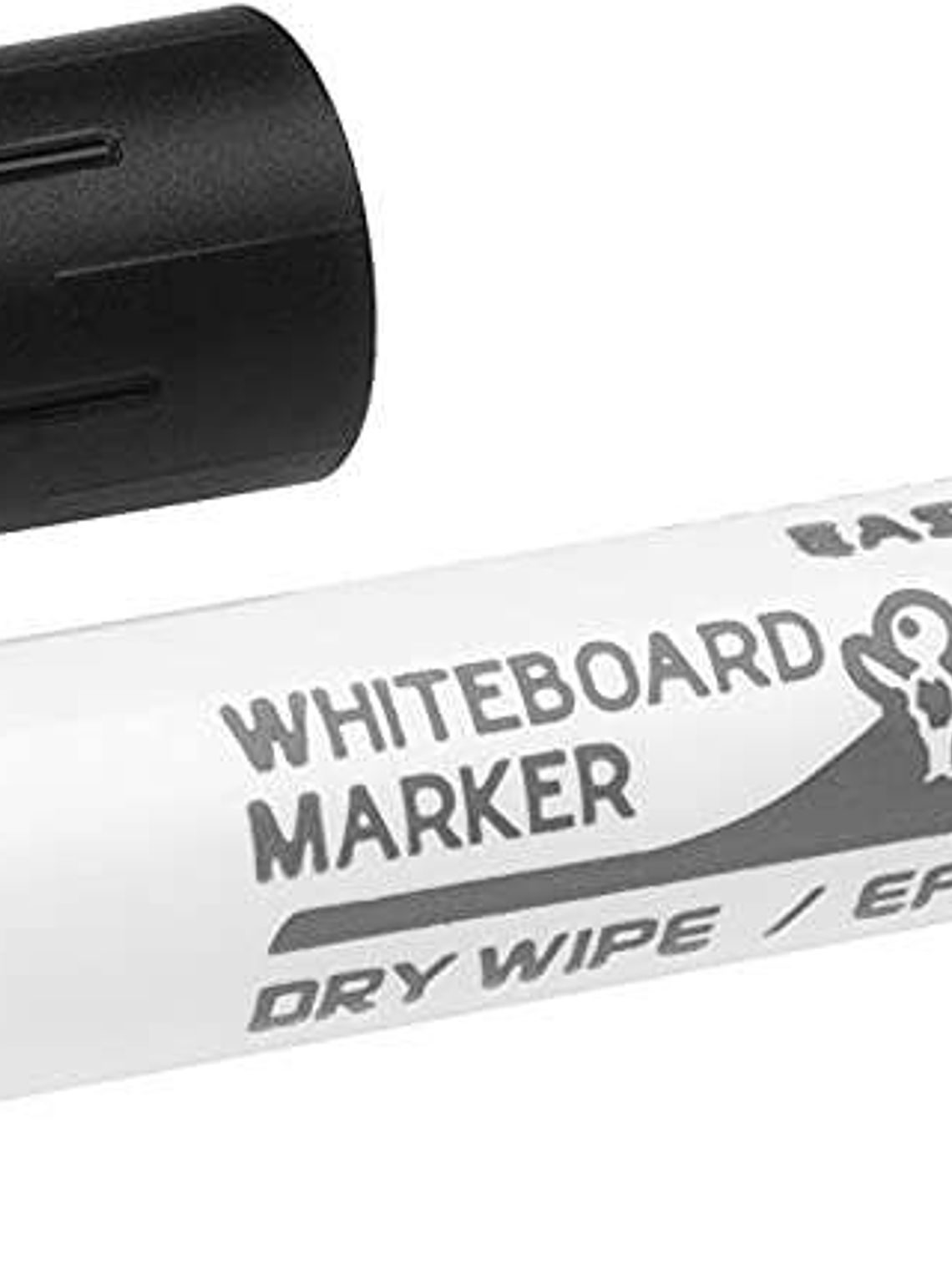 Bic Velleda 1741 Marcador para Pizarra - Punta de 4.5 mm - Trazo 1.4mm - Tinta con Base de Acetona - Borrado Optimo - Larga Duracion - Color Negro 1