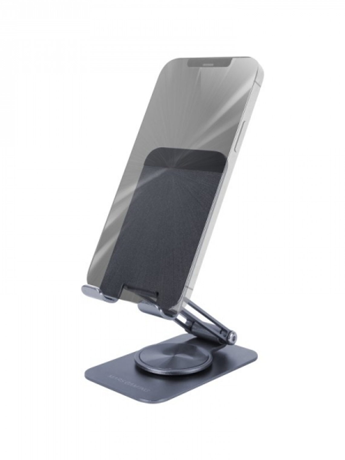 Mars Gaming MA-RSS Soporte para Smartphone - Aluminio ligero - Rotacion 360º - Ajuste altura/inclinacion 180º - Base antideslizante - Color Negro 1