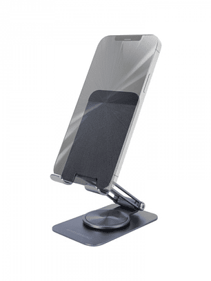 Mars Gaming MA-RSS Soporte para Smartphone - Aluminio ligero - Rotacion 360º - Ajuste altura/inclinacion 180º - Base antideslizante - Color Negro