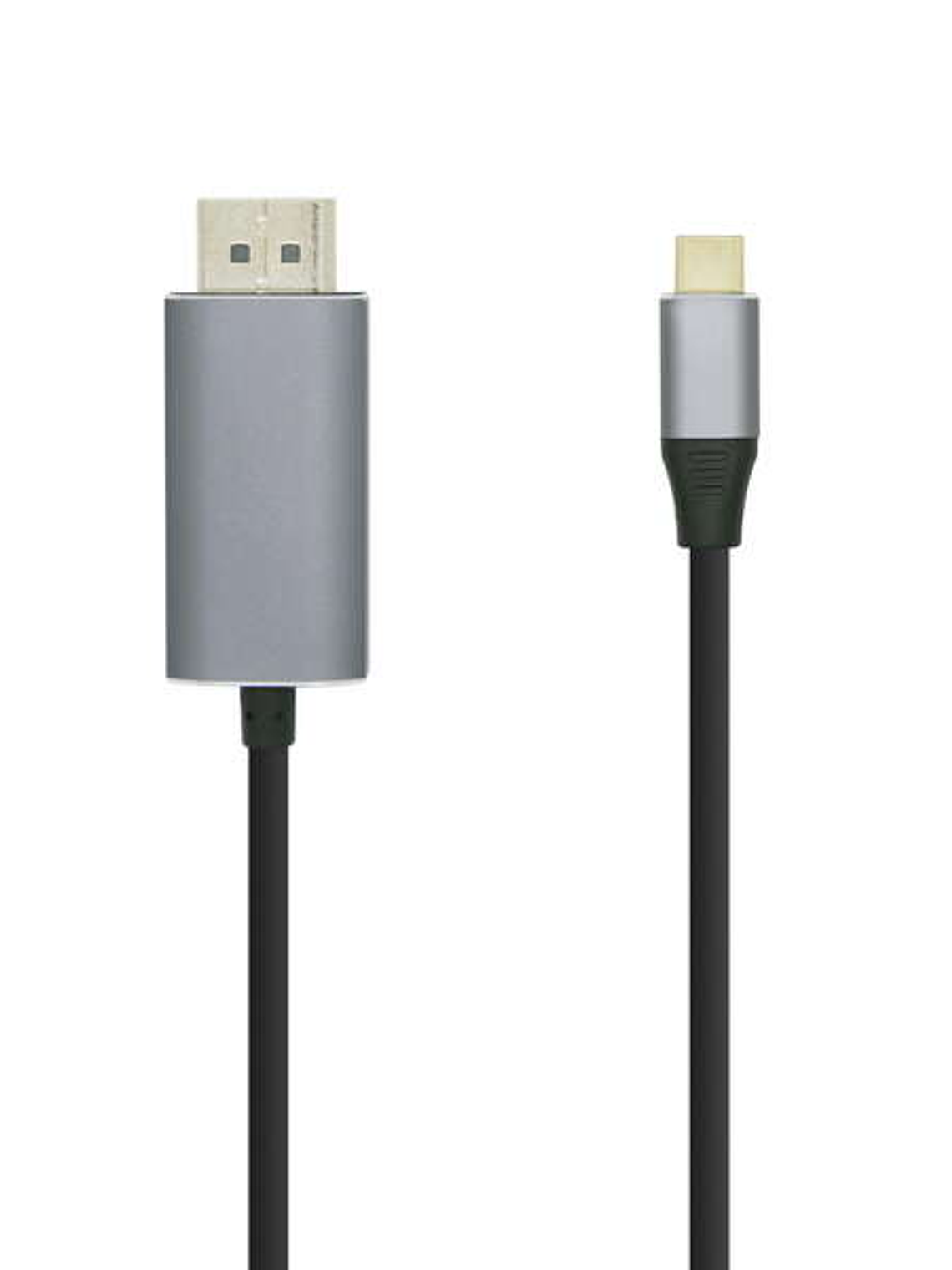Aisens Cable Conversor USB-C a Displayport 4K@60HZ - USB-C/M-DP/M - 0.8M - Color Negro 1