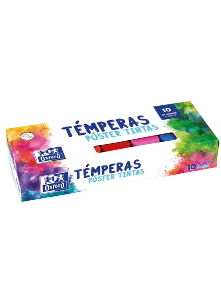Oxford Temperas 20ml - Alta Pigmentacion - Facil de Mezclar - 10 Colores 1