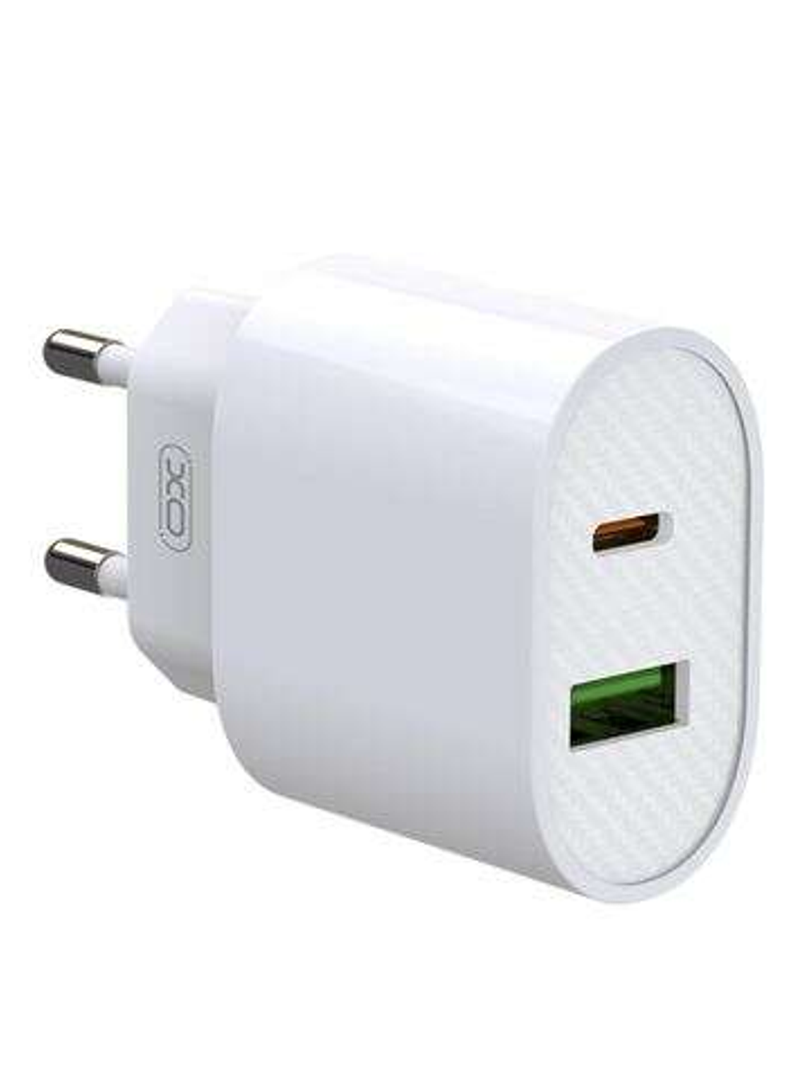 XO L81A Cargador de Corriente Tipo C y USB QC 3.0 20W - Carga Rapida - Salida con Proteccion Inteligente - Color Blanco 1