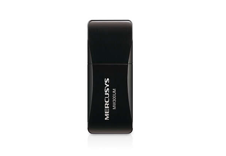 Mercusys N300 Mini Adaptador Inalambrico USB 2.0 - Hasta 300Mbps - Color Negro 1