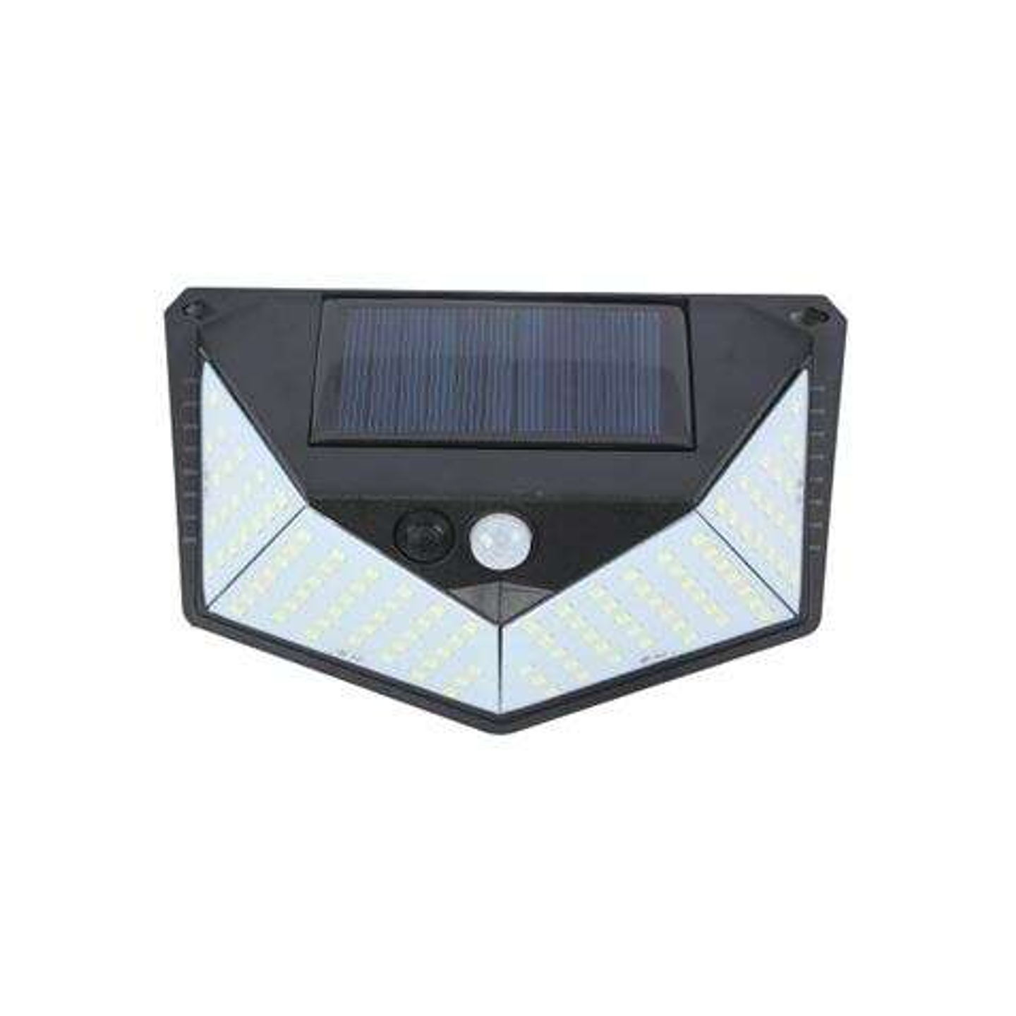 Elbat Aplique Solar 3 Caras - 250LM - Luz Fria 6500K - Sensor Movimiento - Bateria 1200mAh 1