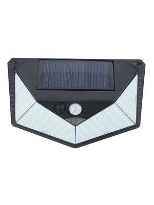 Elbat Aplique Solar 3 Caras - 250LM - Luz Fria 6500K - Sensor Movimiento - Bateria 1200mAh