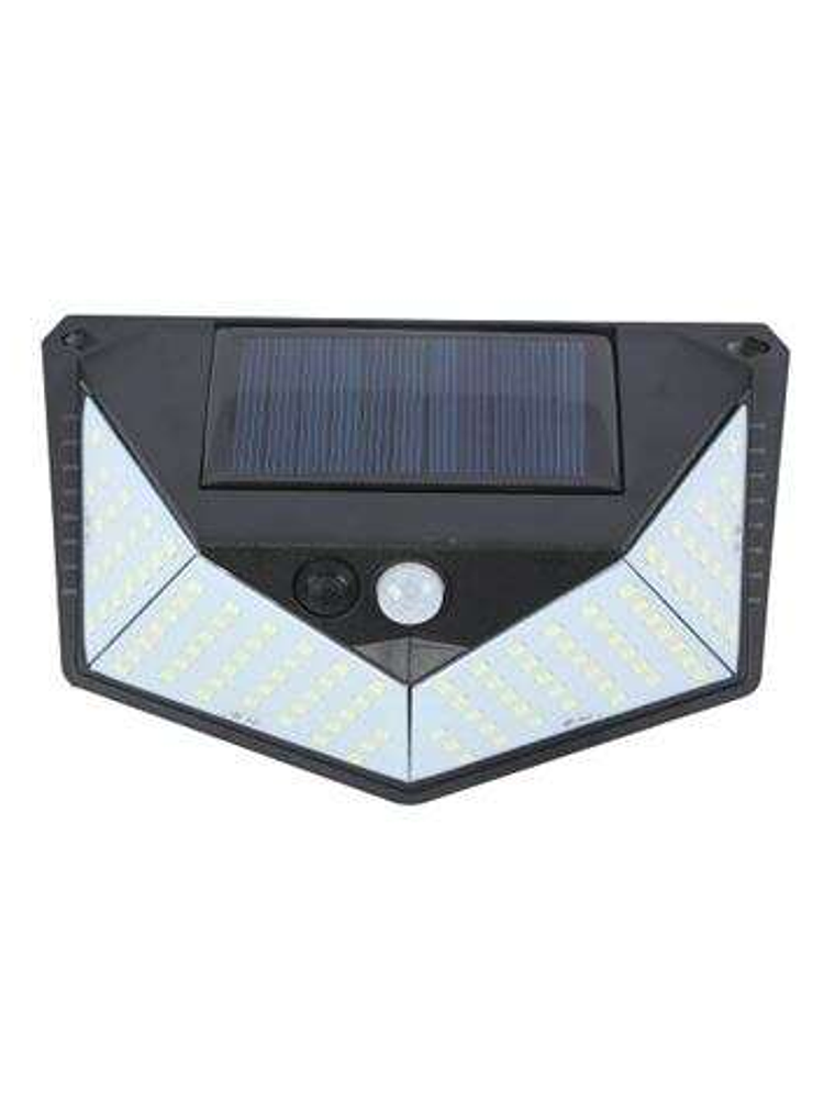 Elbat Aplique Solar 3 Caras - 250LM - Luz Fria 6500K - Sensor Movimiento - Bateria 1200mAh 1
