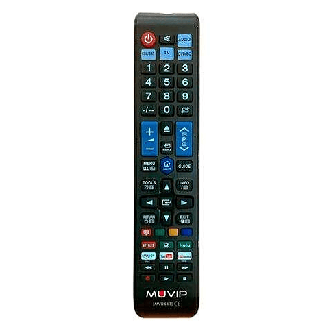 Muvip Serie Large Mando a Distancia Universal Smart TV - Combina 4 Aparatos en1 TV, DVD, Blu-Ray, Satelite