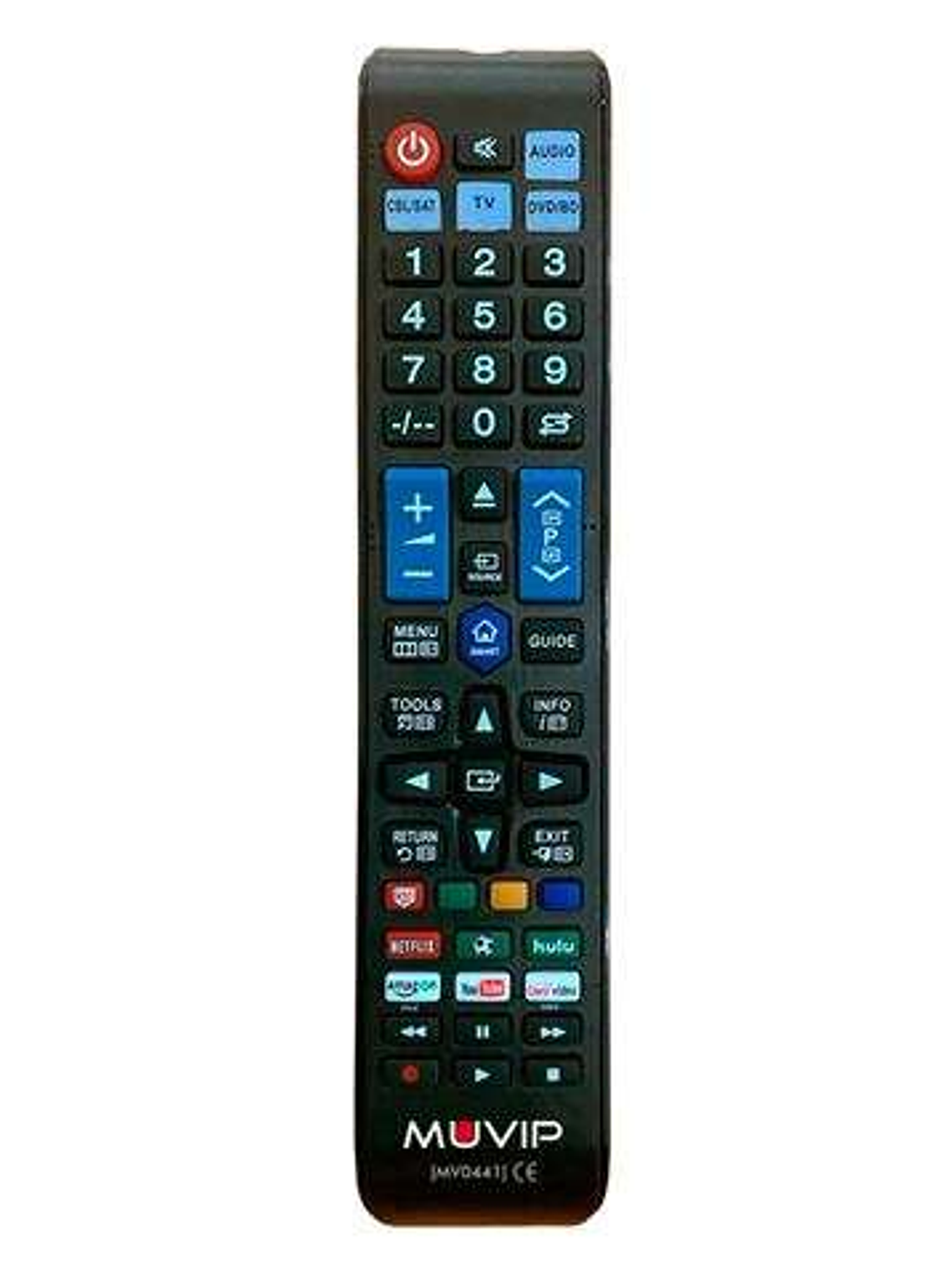 Muvip Serie Large Mando a Distancia Universal Smart TV - Combina 4 Aparatos en1 TV, DVD, Blu-Ray, Satelite 1
